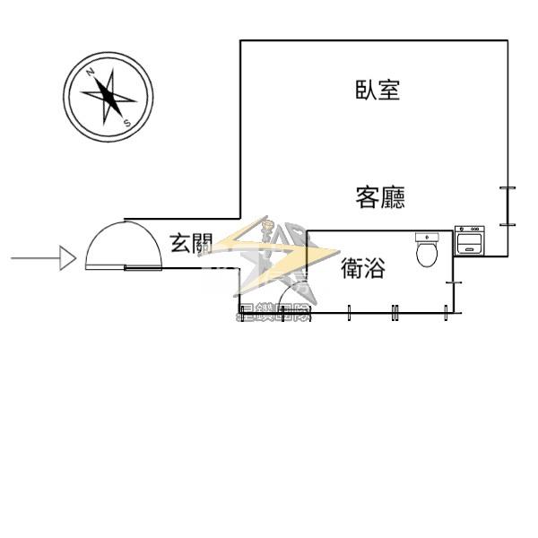 【星鑽】桃園市政府低總價電梯套房房屋室內格局與周邊環境