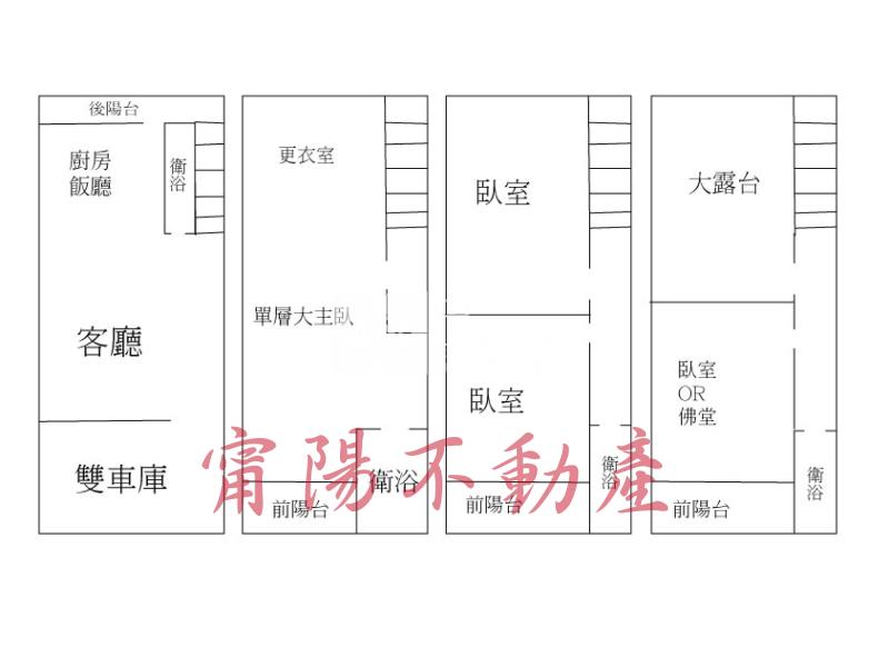 專約橋頭面公園雙車豪墅房屋室內格局與周邊環境
