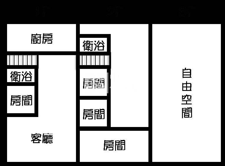 員林國中全新整理透天房屋室內格局與周邊環境