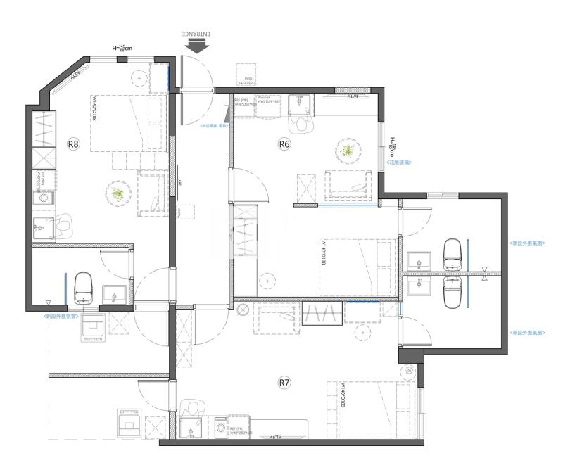 【神馬】縣府路全新整理8套房房屋室內格局與周邊環境