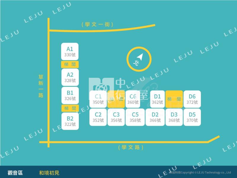 草漯重劃區全新三房車房屋室內格局與周邊環境