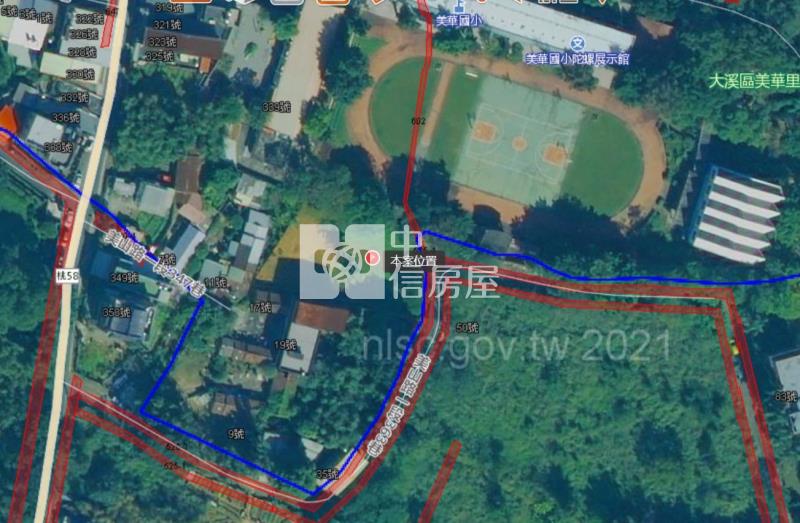 專大溪區美華國小建地房屋室內格局與周邊環境