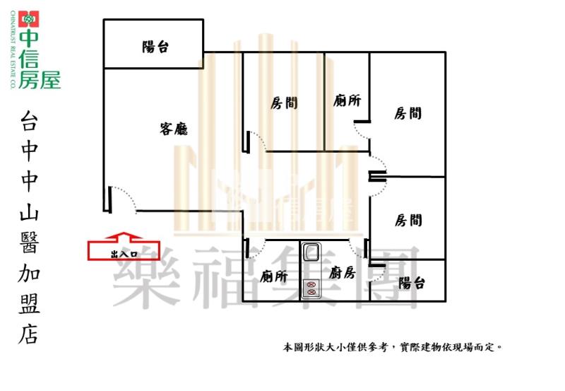 美麗殿三房休旅車位視野戶房屋室內格局與周邊環境
