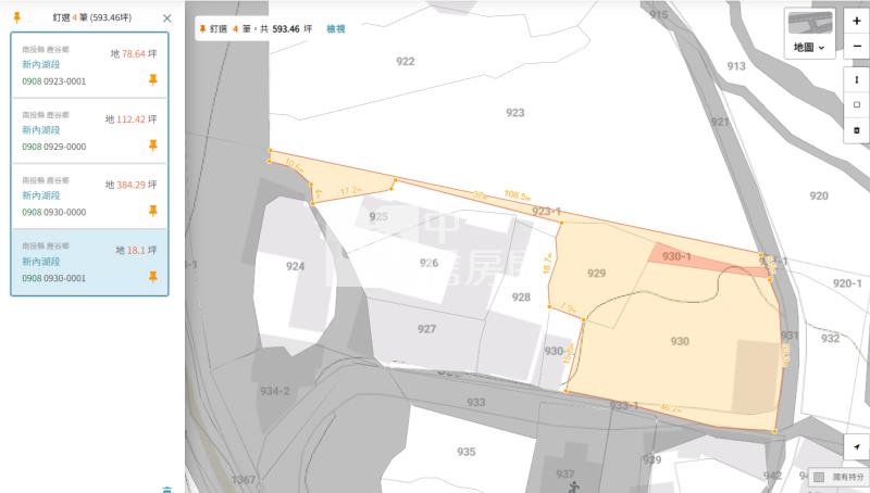 溪頭角地(建地)房屋室內格局與周邊環境