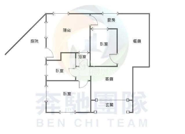 【奔馳】華勛公寓3房房屋室內格局與周邊環境