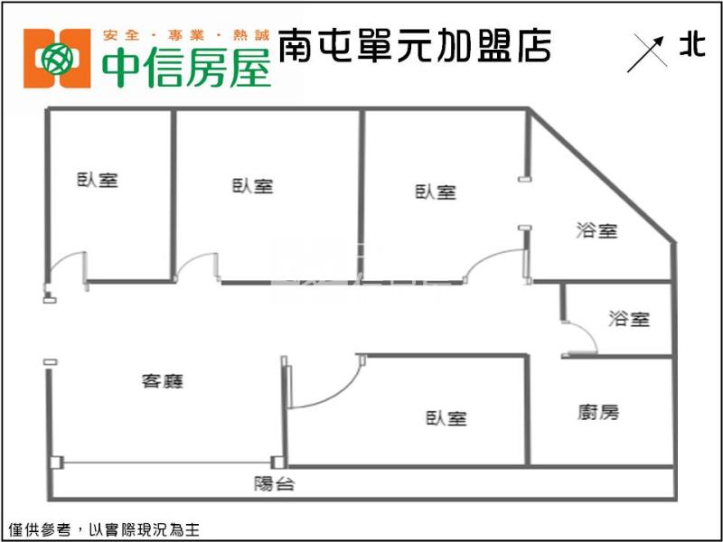 大雅公所鬧區全新裝潢4房房屋室內格局與周邊環境