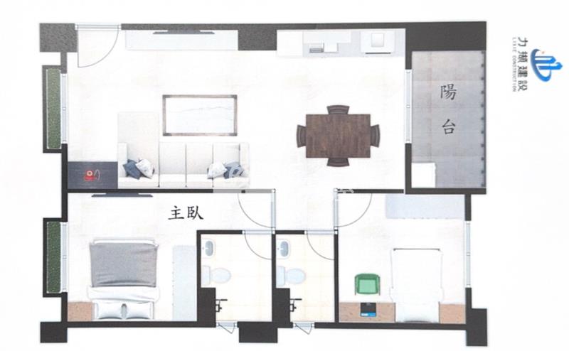 安南藏紅11和樂居兩房平車5C房屋室內格局與周邊環境
