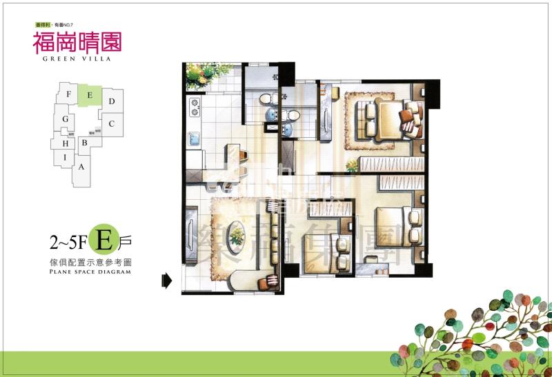 南投燈會旁全新未住次頂樓三房平車房屋室內格局與周邊環境