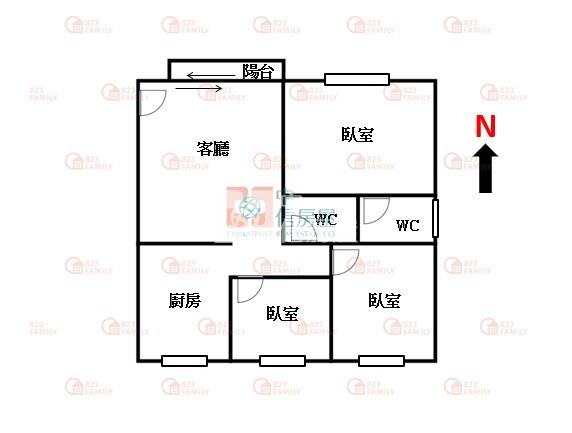 北區全新整理三房美寓房屋室內格局與周邊環境