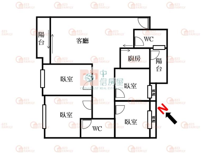 德安臻藏高樓四房平車房屋室內格局與周邊環境
