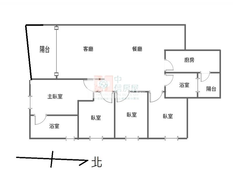 新竹圓環東城100優質四房房屋室內格局與周邊環境
