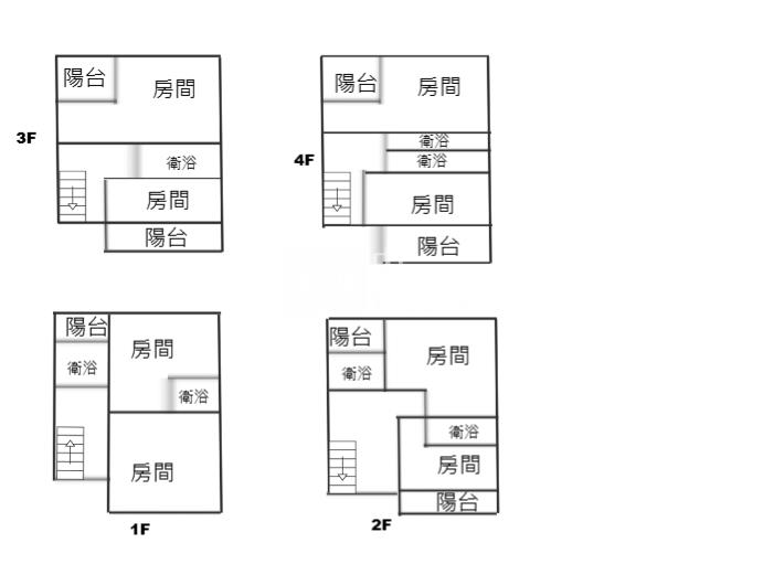 礁溪林美邊間美透天房屋室內格局與周邊環境