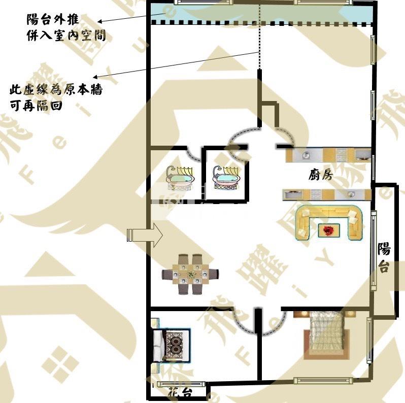 專任★近中原體育園區3+1房車房屋室內格局與周邊環境