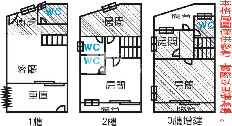 採光邊間透天房屋室內格局與周邊環境