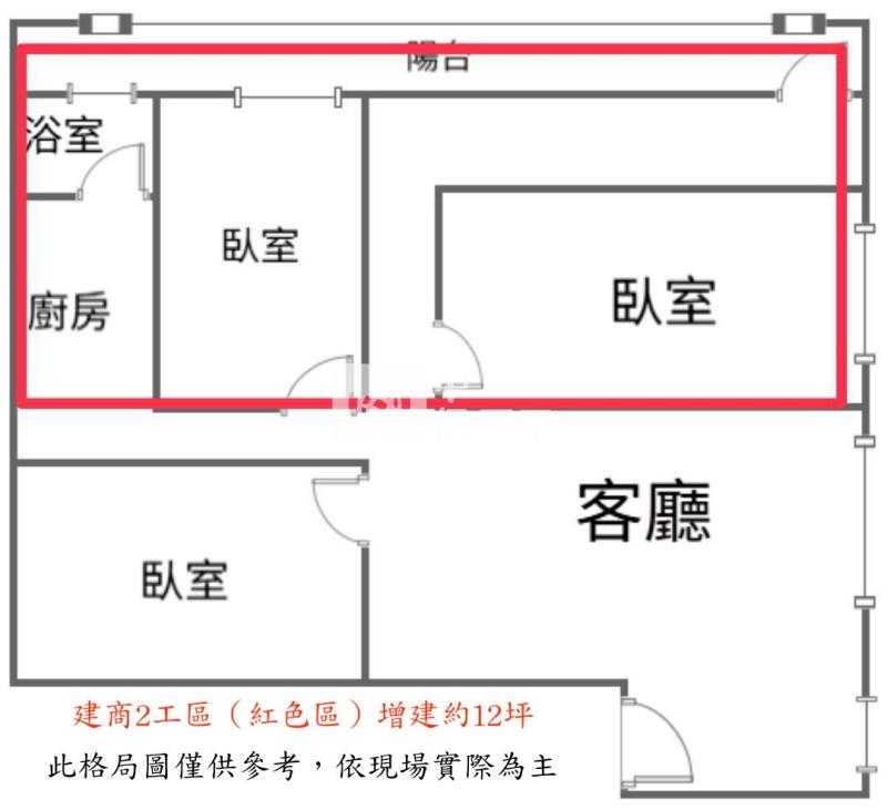 復旦商圈整新美三房房屋室內格局與周邊環境