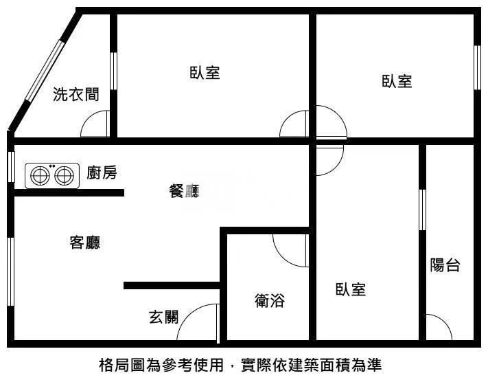 內壢華勛【百年好合】電梯美三房房屋室內格局與周邊環境