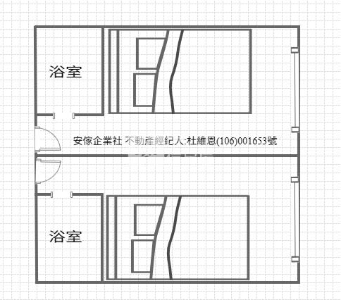 【安家】專任-體育園區中原大學歡喜樓收租雙套房房屋室內格局與周邊環境