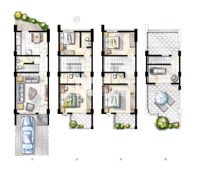 內埔家綻全新透天A3房屋室內格局與周邊環境
