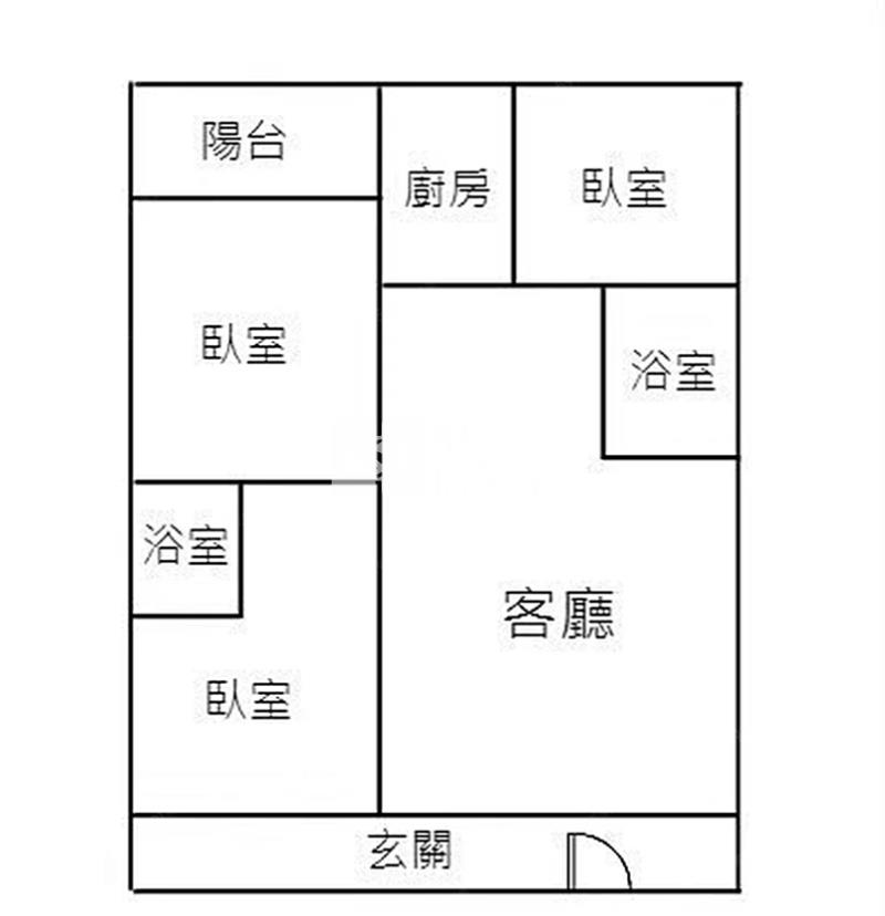 工研院旁免千萬三房美華廈房屋室內格局與周邊環境