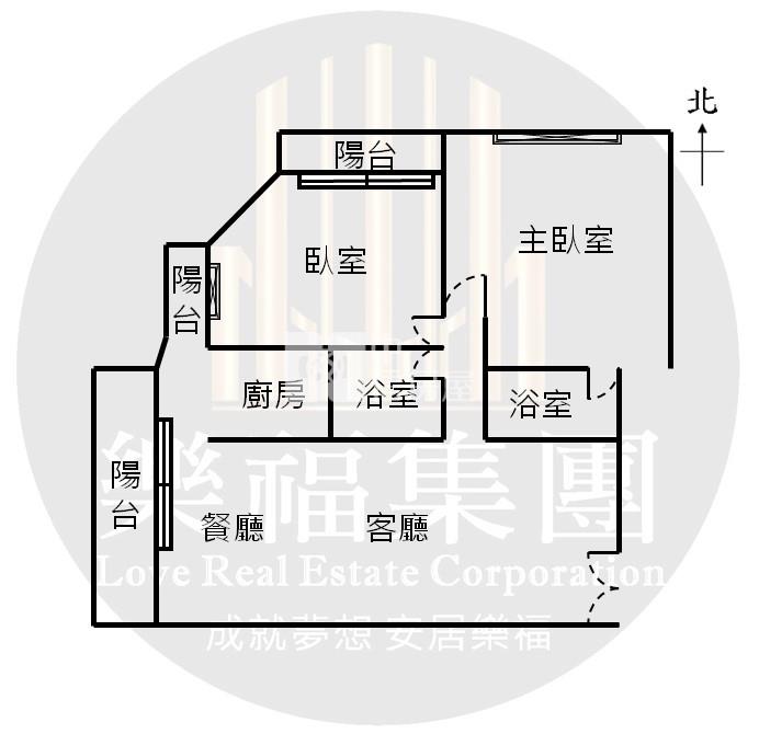 綠園道旁成家2房公寓房屋室內格局與周邊環境