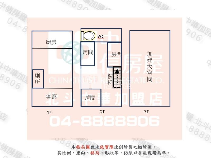 北斗免整理低總價透天房屋室內格局與周邊環境