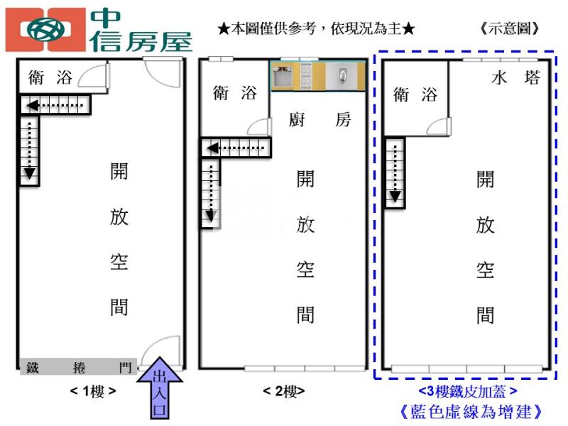 d-47市區超值金透店房屋室內格局與周邊環境