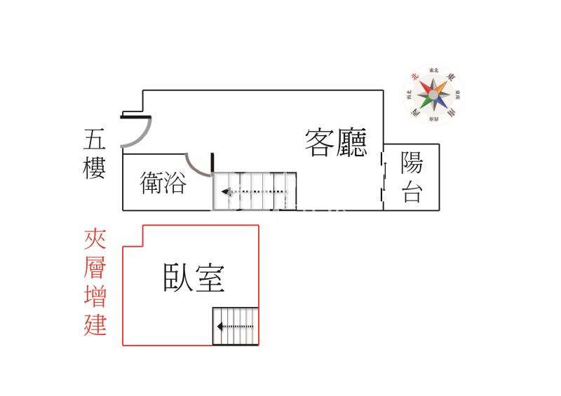 專任輕屋齡1房1廳房屋室內格局與周邊環境