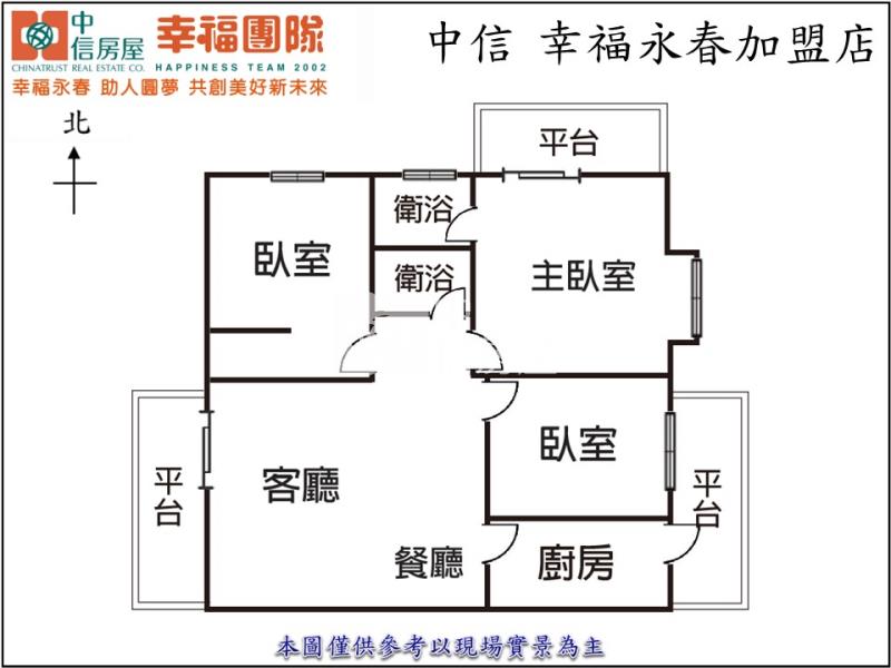 中興大學全新裝潢美3房房屋室內格局與周邊環境
