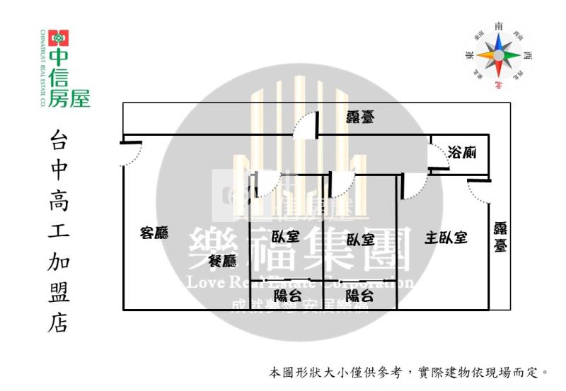 一中商圈全新裝潢三房美寓房屋室內格局與周邊環境