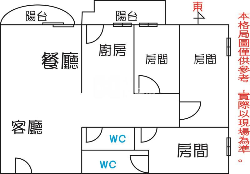 近東橋商圈三房+車位房屋室內格局與周邊環境