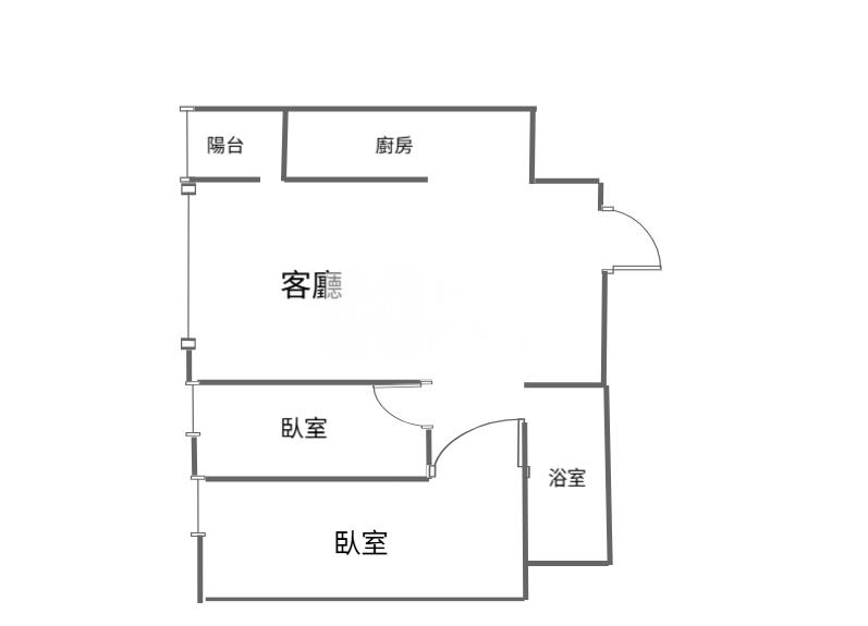 【安家】近中壢後站電梯美2房房屋室內格局與周邊環境