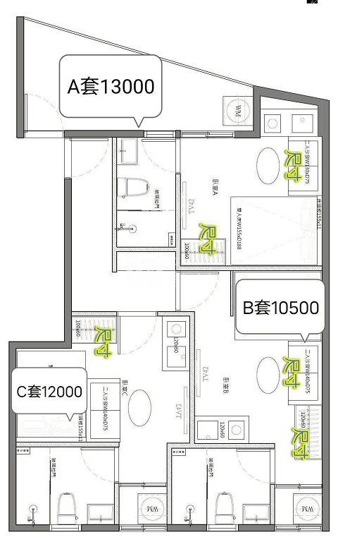 中壢火車站全新整理高投報3套(中信卓越團隊)房屋室內格局與周邊環境