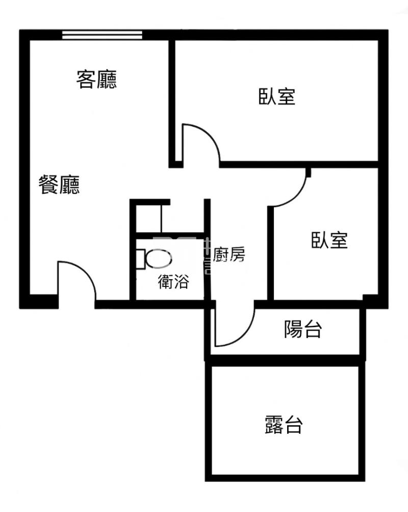 楊梅市區【大露台】優質兩房車房屋室內格局與周邊環境