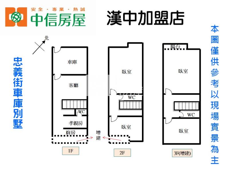 忠義街車庫別墅房屋室內格局與周邊環境