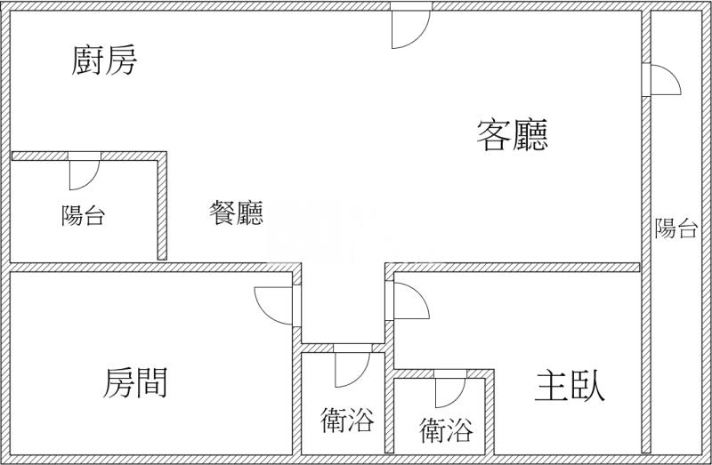 公園2房車位美廈房屋室內格局與周邊環境