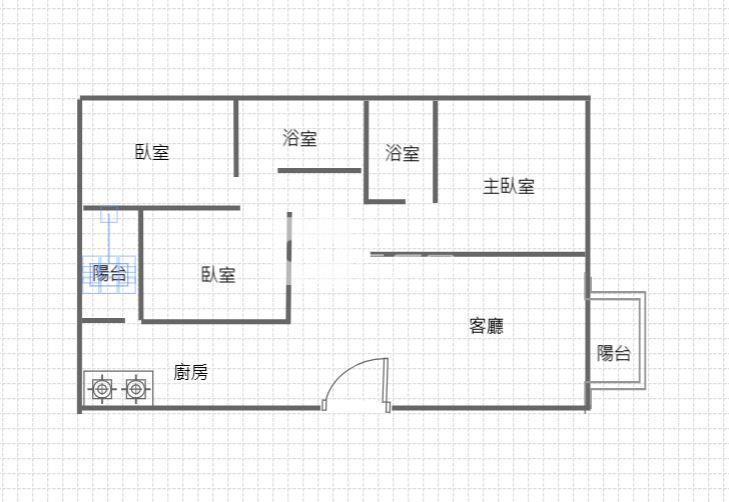 至正國中景觀平車美三房房屋室內格局與周邊環境