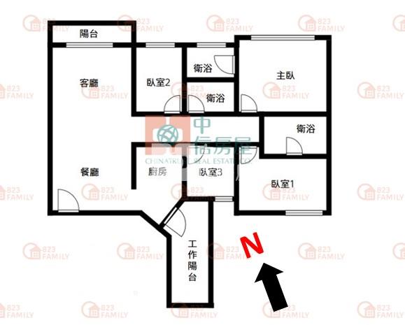 精武車站四房車位直達房屋室內格局與周邊環境