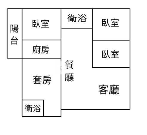 民雄新故鄉電梯4房華廈房屋室內格局與周邊環境