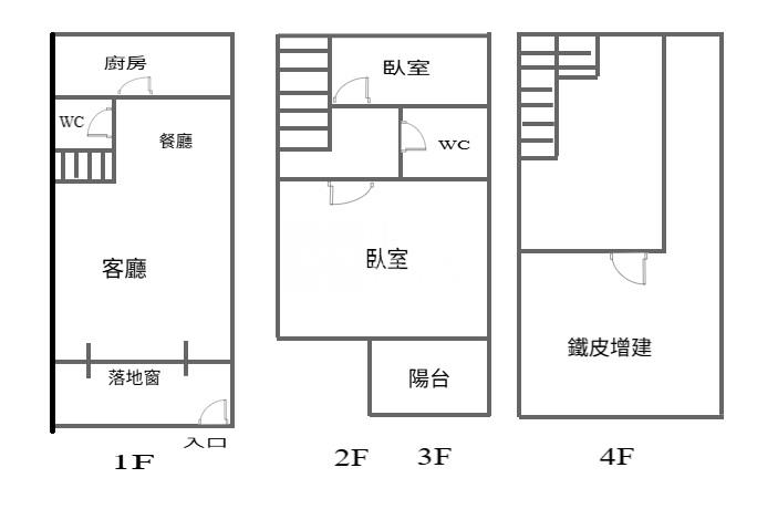 近湖口低總價美透天房屋室內格局與周邊環境