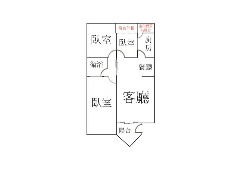 中清捷運站3F美寓房屋室內格局與周邊環境
