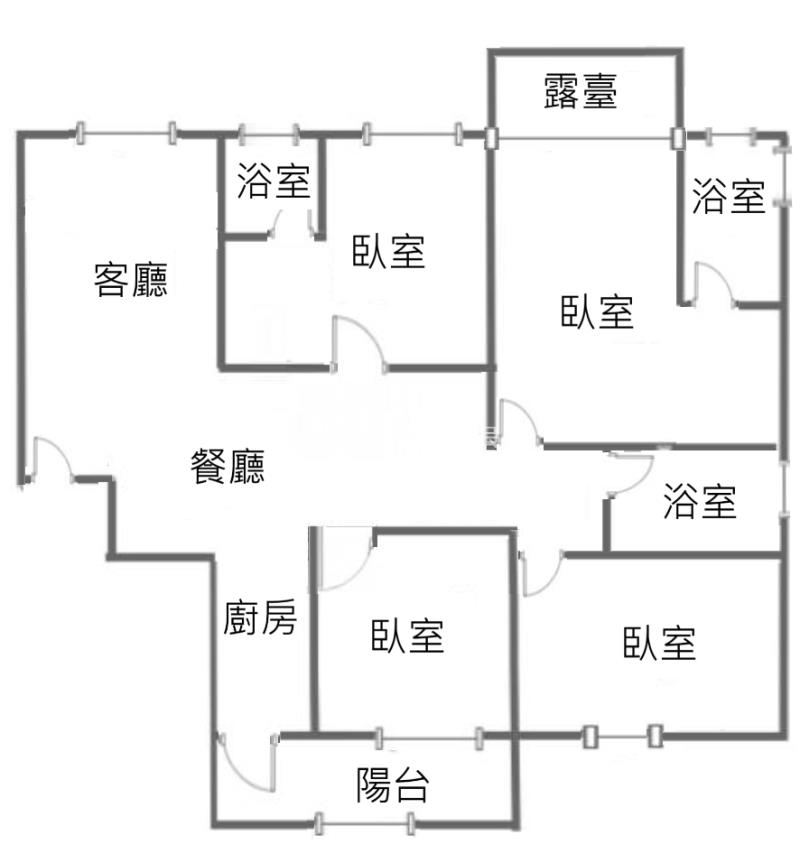 鼎藏富御二期四房雙車露臺戶房屋室內格局與周邊環境