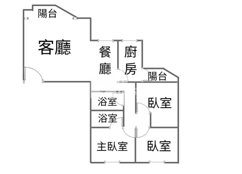 SOGO海華商圈美三房房屋室內格局與周邊環境