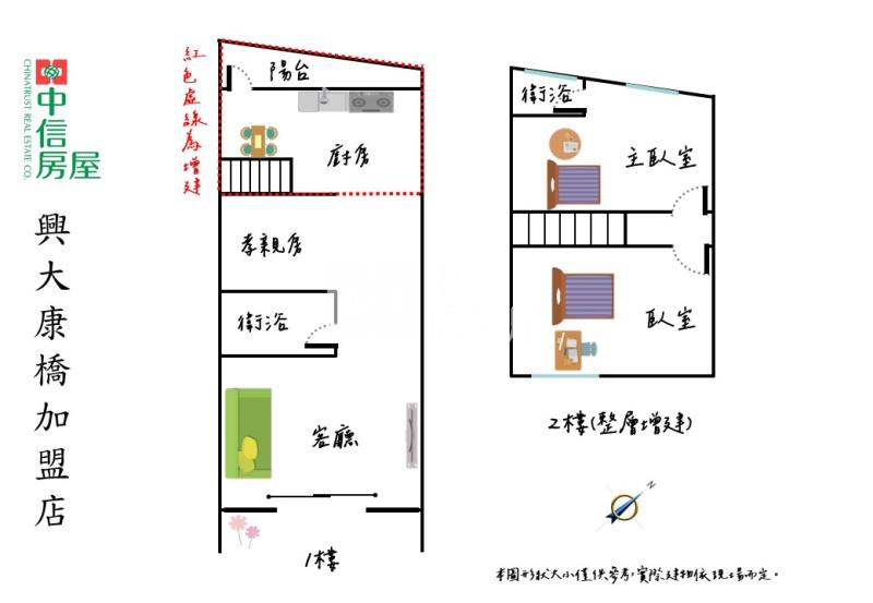 中興商圈河濱公園旁超便宜小資透天厝房屋室內格局與周邊環境