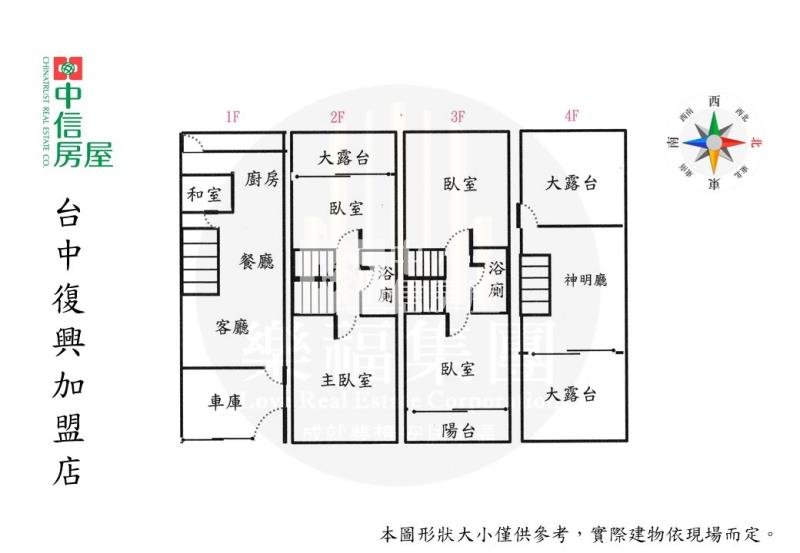 烏日富人區大地坪孝親美別墅房屋室內格局與周邊環境