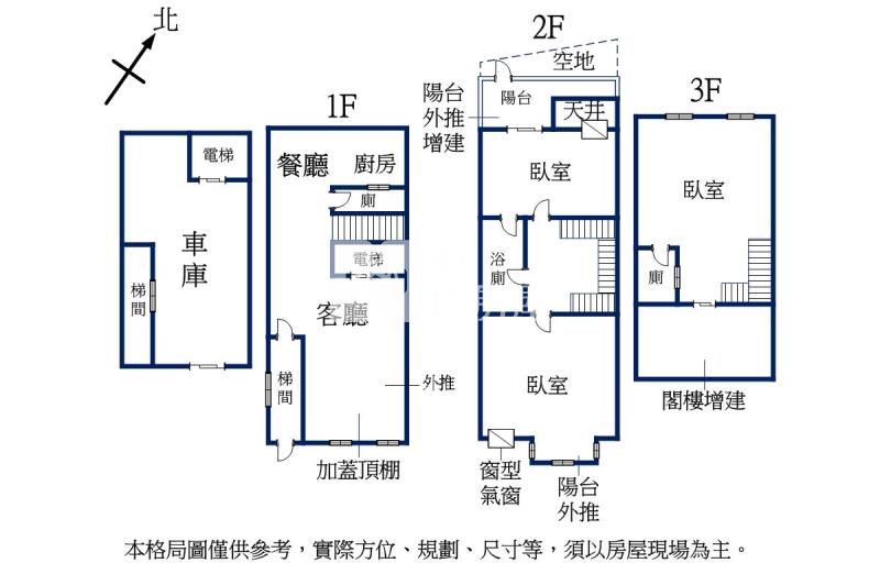 觀日大地音律躍動車庫別墅房屋室內格局與周邊環境