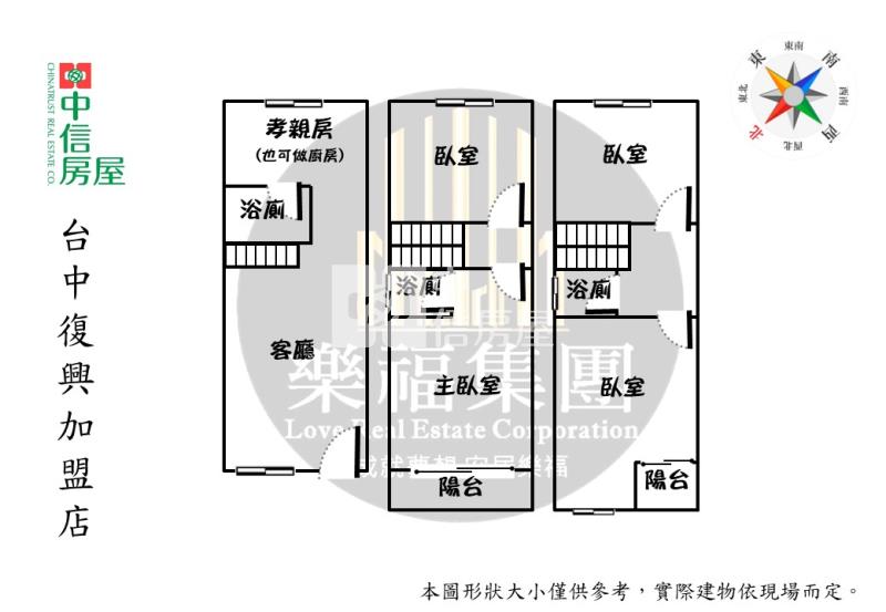樂群公園全新整理美透天房屋室內格局與周邊環境