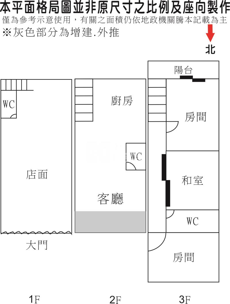 大德路大樓店面房屋室內格局與周邊環境