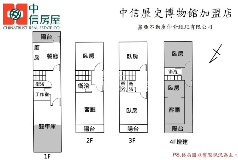 重劃區旁時尚精品雙車墅房屋室內格局與周邊環境