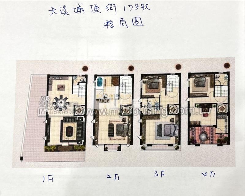 大溪埔頂獨棟電梯別墅房屋室內格局與周邊環境