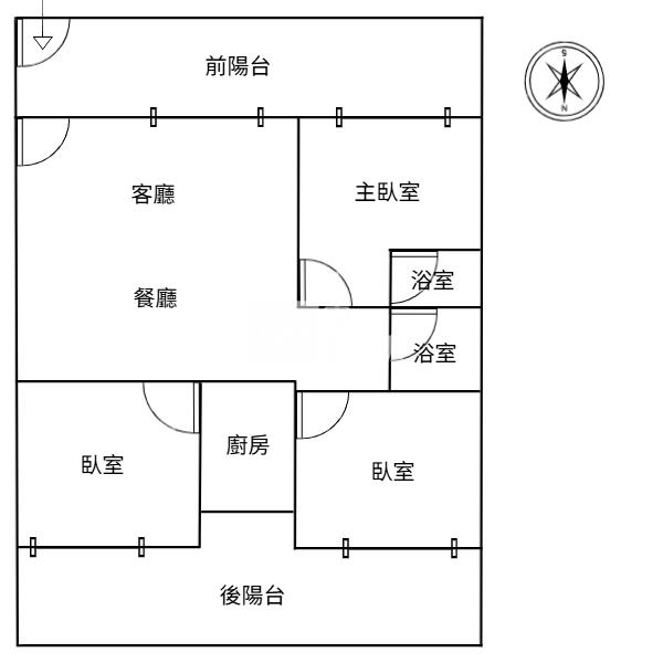 平鎮，近聯新醫院【金華】一樓三房車房屋室內格局與周邊環境